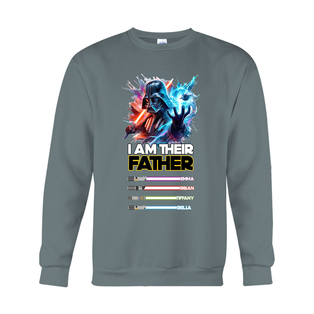 Personalized I Am Their Father T-shirt Gift for Dad T-shirt & Hoodie GradoCreations