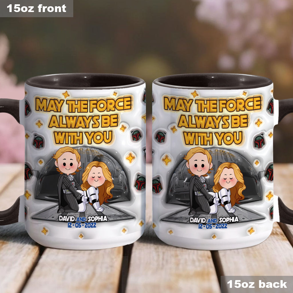 Personalized Star Wars Accent Mug Custom Name Gift for Fans Accent Mug GradoCreations