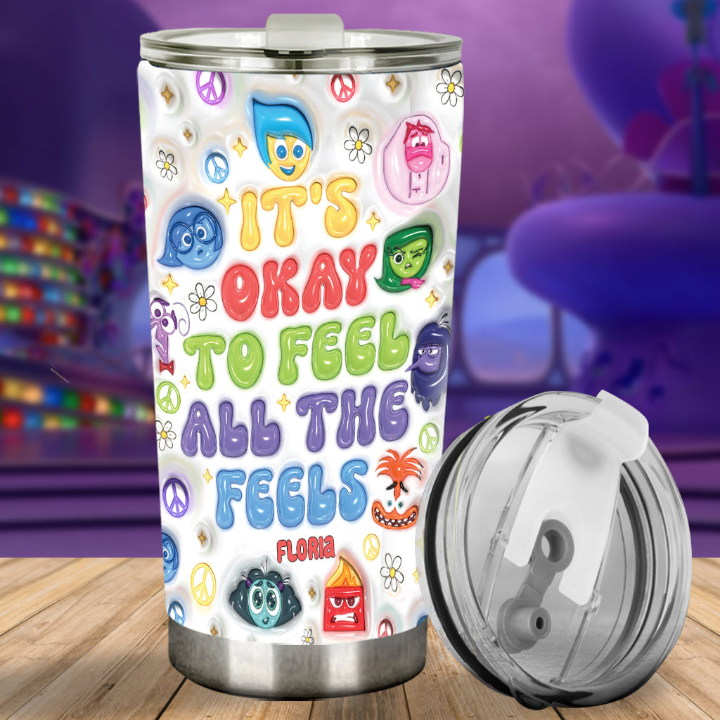 Personalized Stainless Steel Tumbler Custom Name Fun Gift Tumbler GradoCreations
