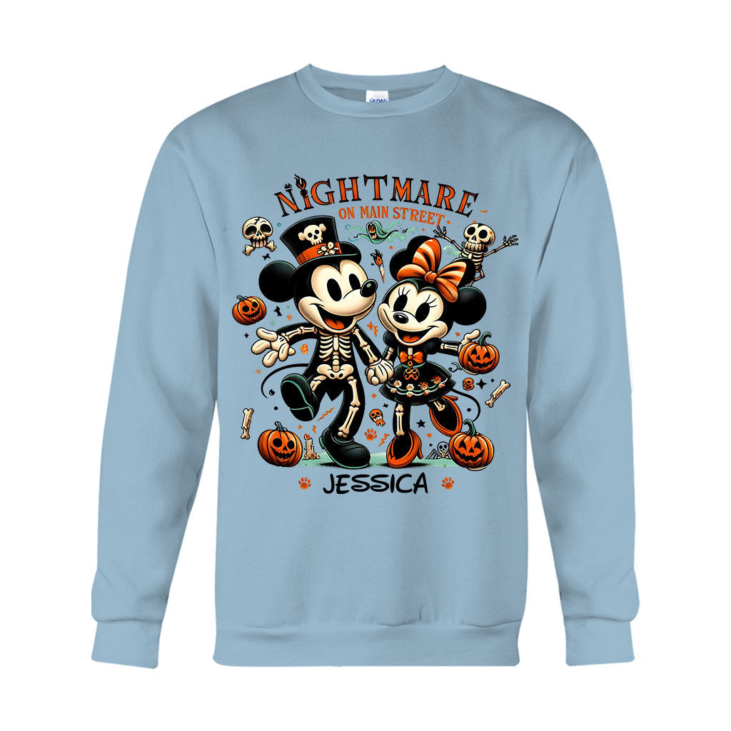 Personalized Nightmare On Main Street T-shirt & Hoodie for Halloween Gift T-shirt & Hoodie GradoCreations