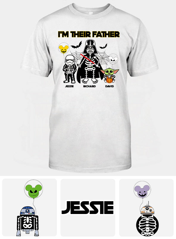 Personalized Halloween T-shirt & Hoodie I'm Their Father Gift T-shirt & Hoodie GradoCreations