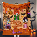 Personalized Hocus Pocus Halloween Blanket Gift for Kids Blanket GradoCreations