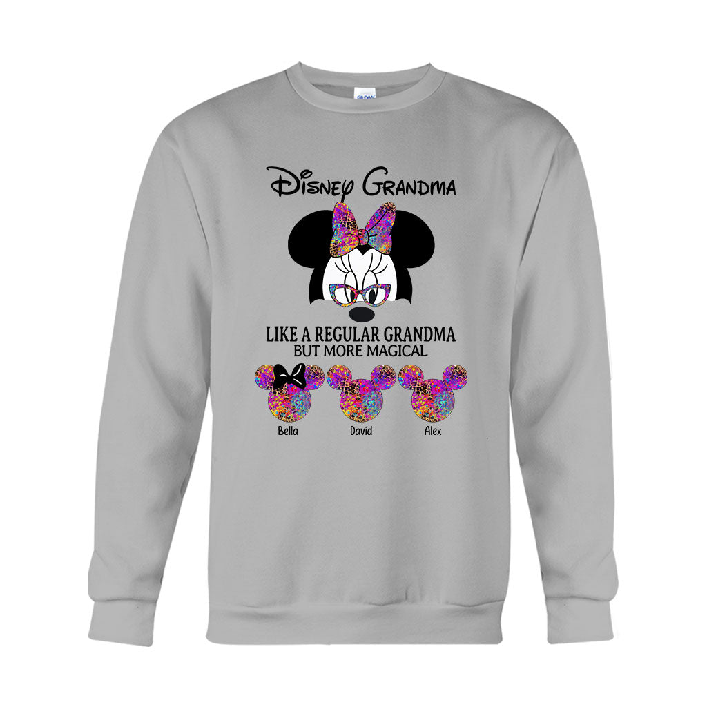 Personalized Disney Grandma T-shirt and Hoodie Gift for Mom T-shirt & Hoodie GradoCreations