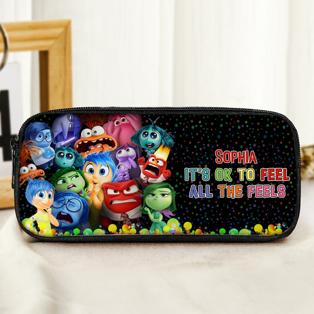 Personalized Pencil Case with Disney Characters for Kids - Custom Name Gift Pencil Case GradoCreations