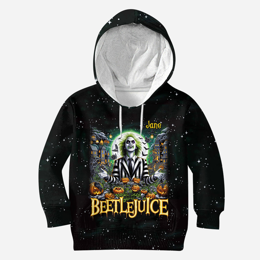 Personalized Beetlejuice All Over Shirt Custom Name Halloween Gift All Over Shirt GradoCreations