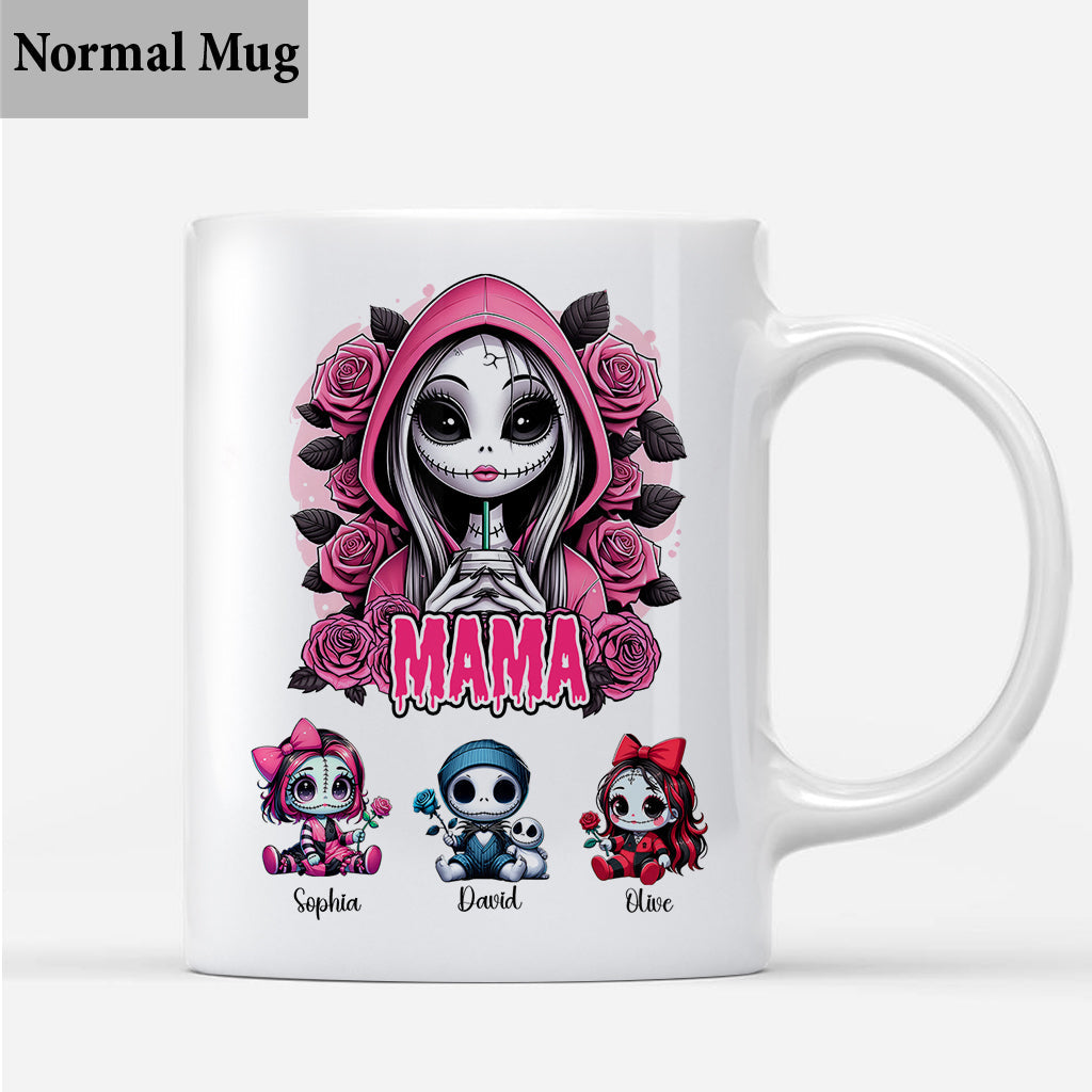 Personalized Nightmare Mug with Custom Name for Mom | Halloween Gift Mug GradoCreations