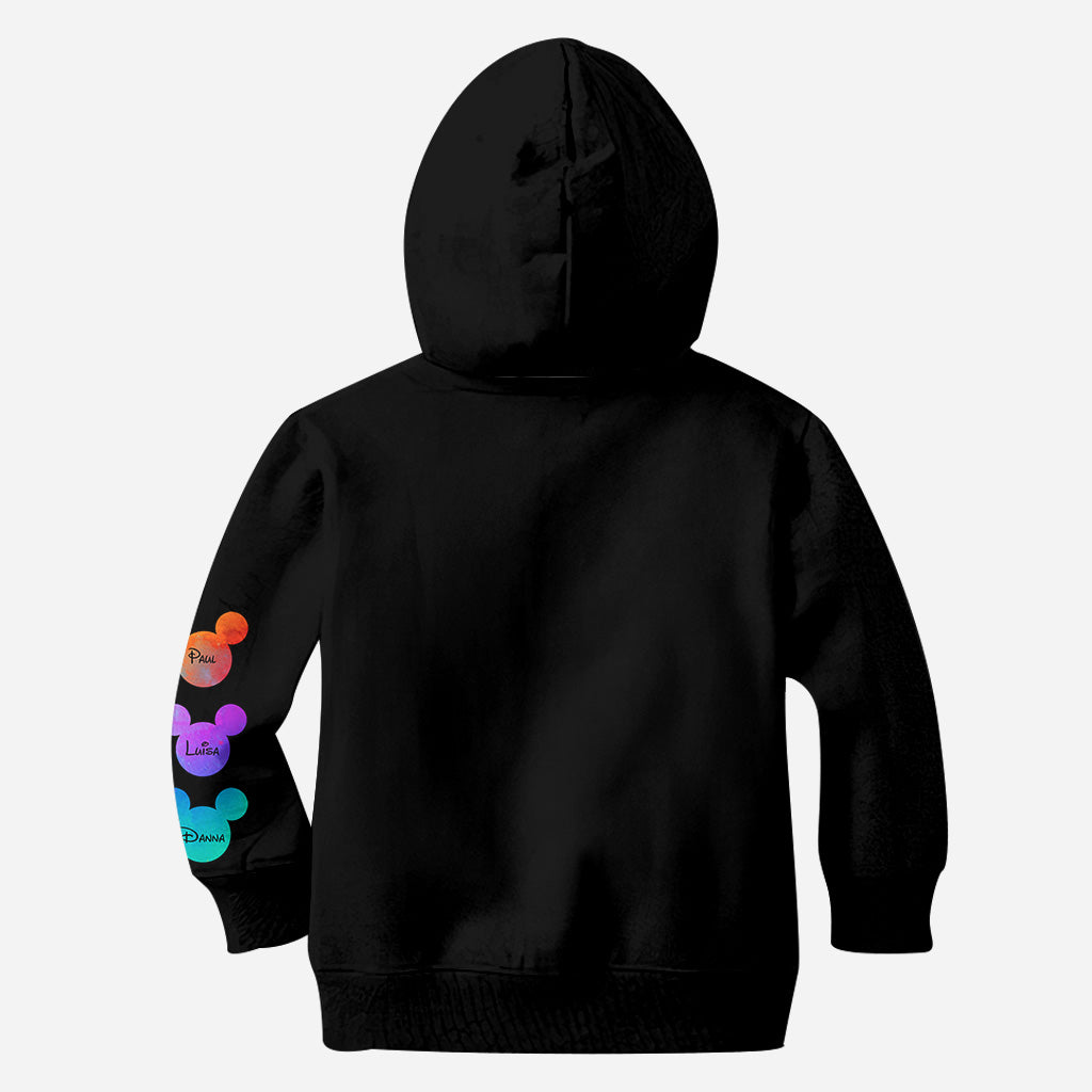 Personalized Colorful Mouse Ear All Over Shirt Gift for Grandma All Over Shirt GradoCreations