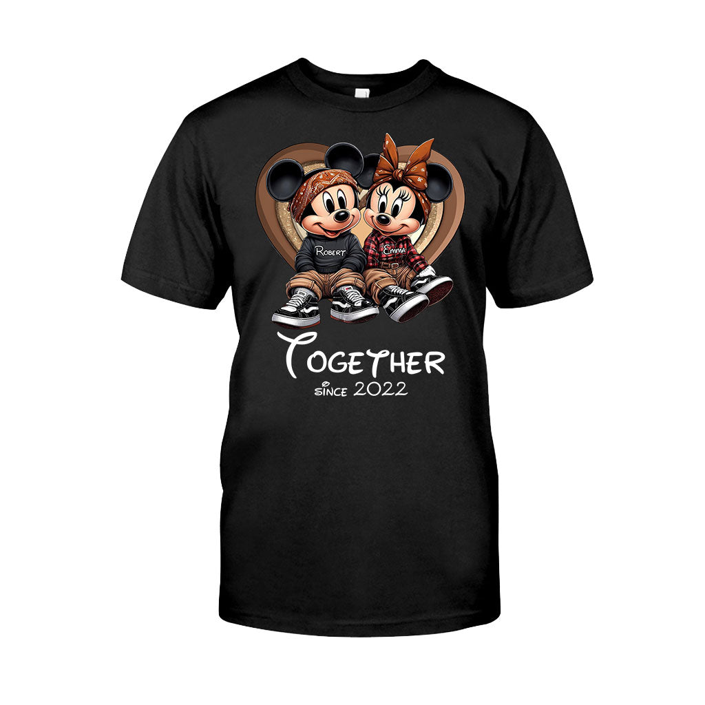 Personalized Chicano Couple T-shirt & Hoodie Gift Together Since 2022 T-shirt & Hoodie GradoCreations