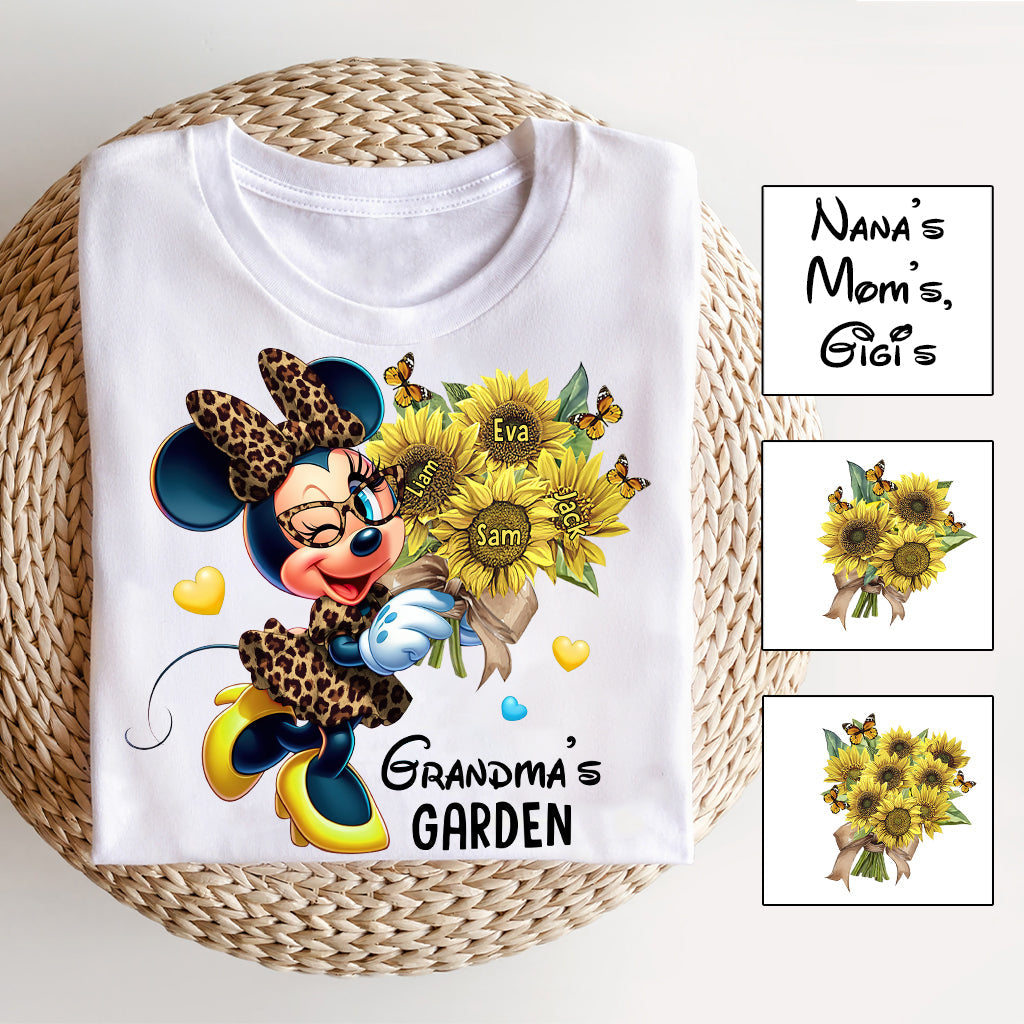 Personalized Grandma's Garden T-shirt & Hoodie with Custom Names Gift T-shirt & Hoodie GradoCreations