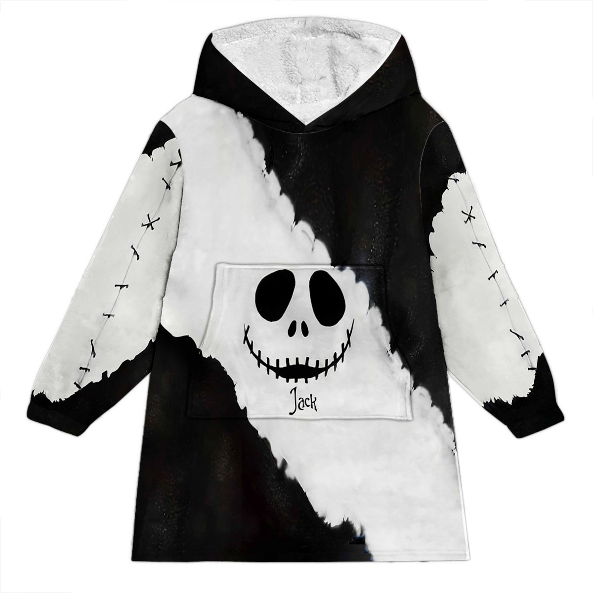 Personalized Nightmare Blanket Hoodie Custom Name Gift Blanket Hoodie GradoCreations