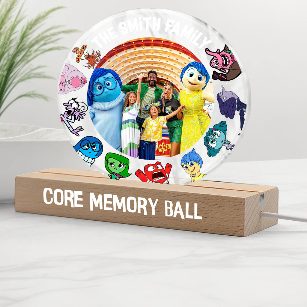 Personalized LED Night Light Custom Photo Gift for Family Shaped Led Night Light GradoCreations