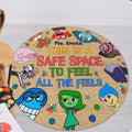 Personalized Autism Awareness Round Rug Gift for Teachers Round Rug GradoCreations