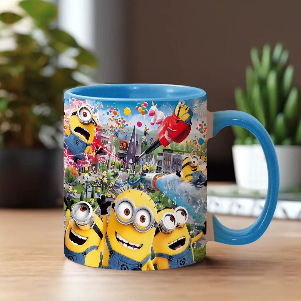 Personalized Minions Accent Mug Custom Name Gift for Kids Accent Mug GradoCreations