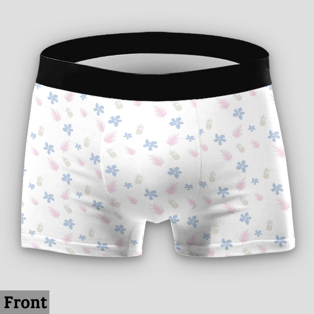 Personalized Lace Border Briefs and Boxer Briefs for Couples | Custom Name Gift Lace Border Women Briefs And Men’s Boxer Briefs GradoCreations