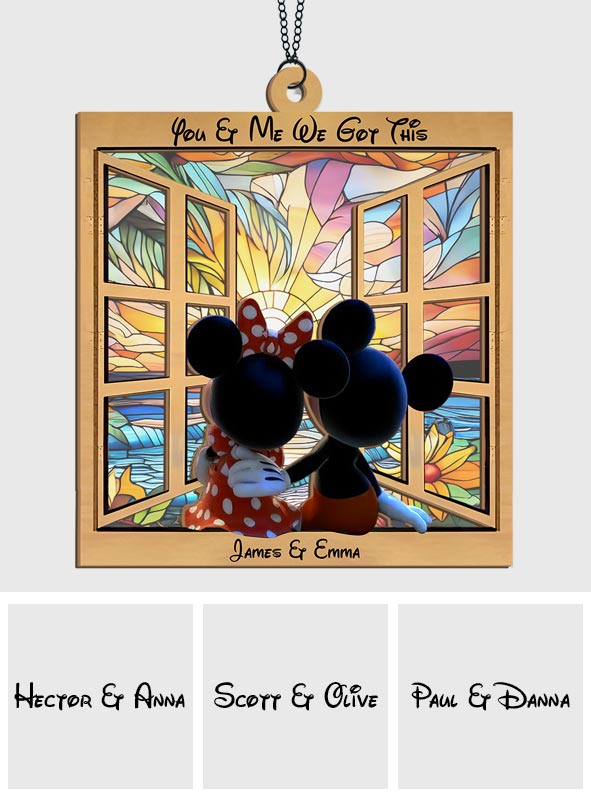 Personalized You & Me We Got This Suncatcher Gift for Couples Suncatcher GradoCreations