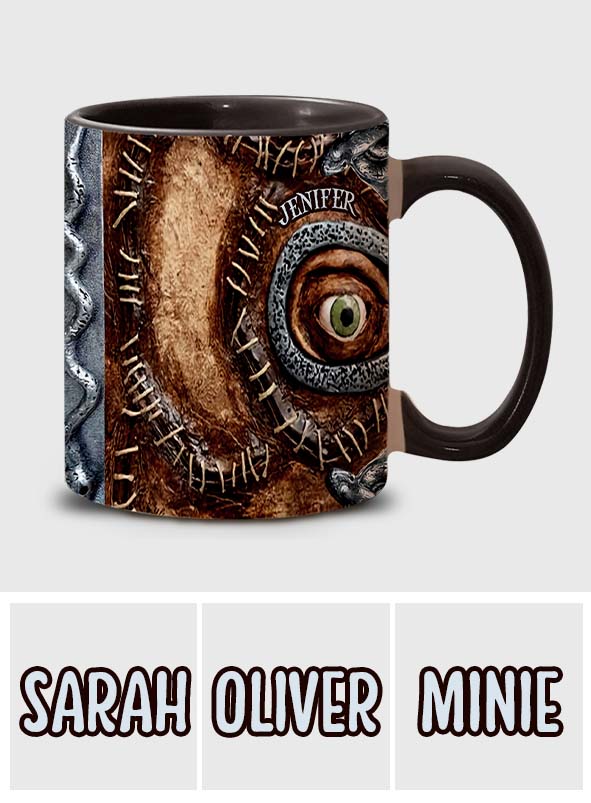 Personalized Three Witches Accent Mug Custom Name Gift for Halloween Accent Mug GradoCreations