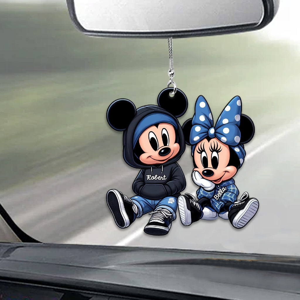 Personalized Chicano Chicana Car Ornament Custom Gift for Friends Car Ornament GradoCreations