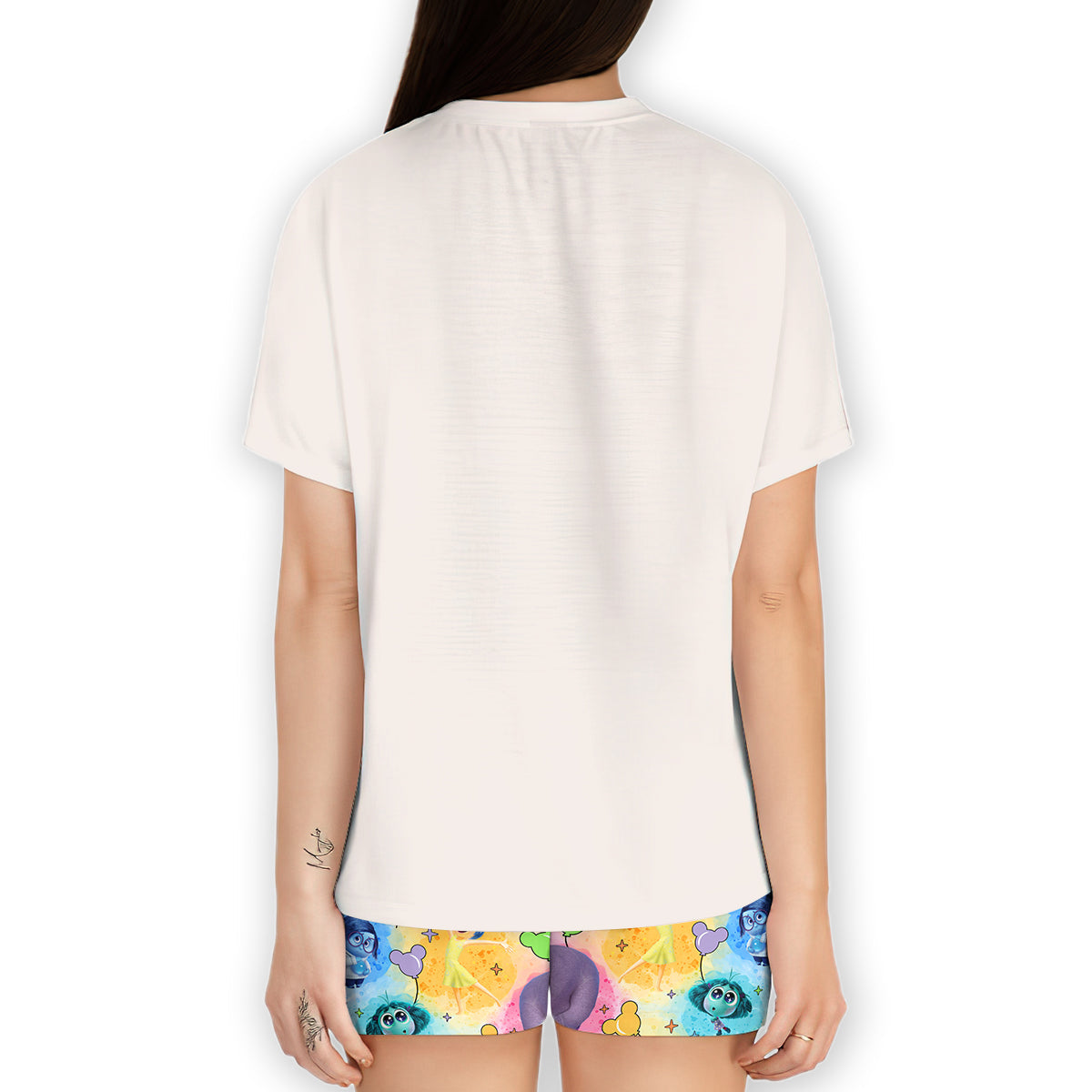 Personalized All Over Shirt & Shorts Set for Women - Colorful Feelings Gift All Over Shirt & Women Shorts GradoCreations