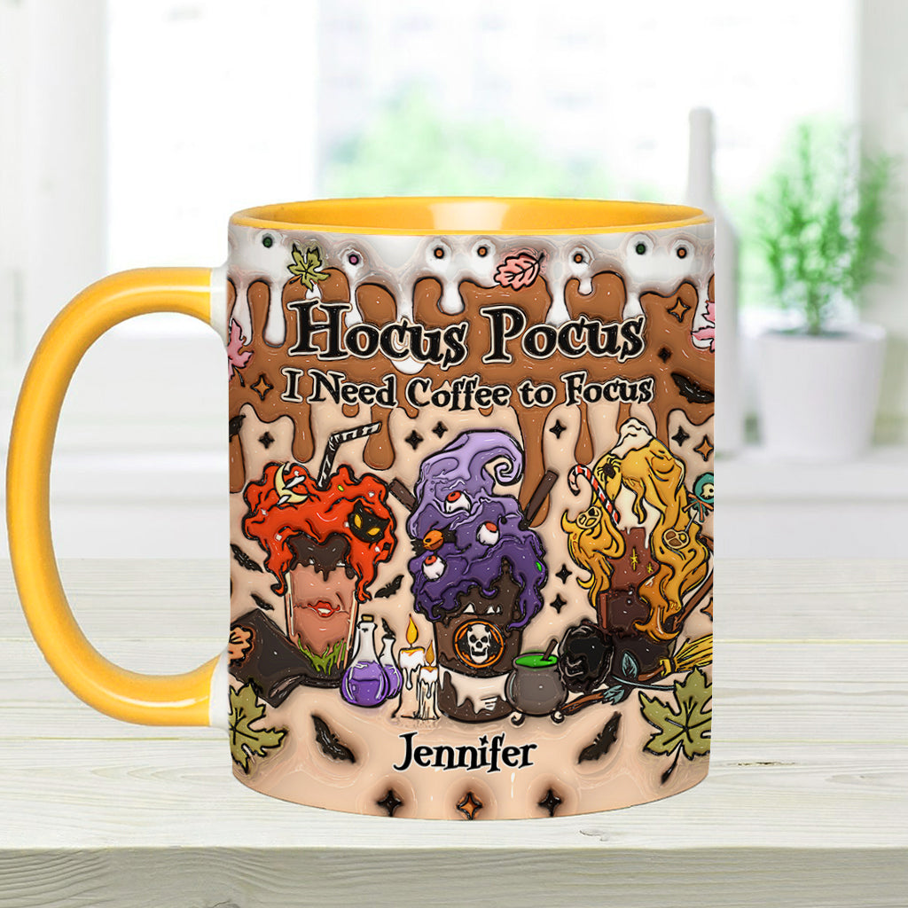 Personalized Three Witches Accent Mug for Fall Coffee Lovers Accent Mug GradoCreations