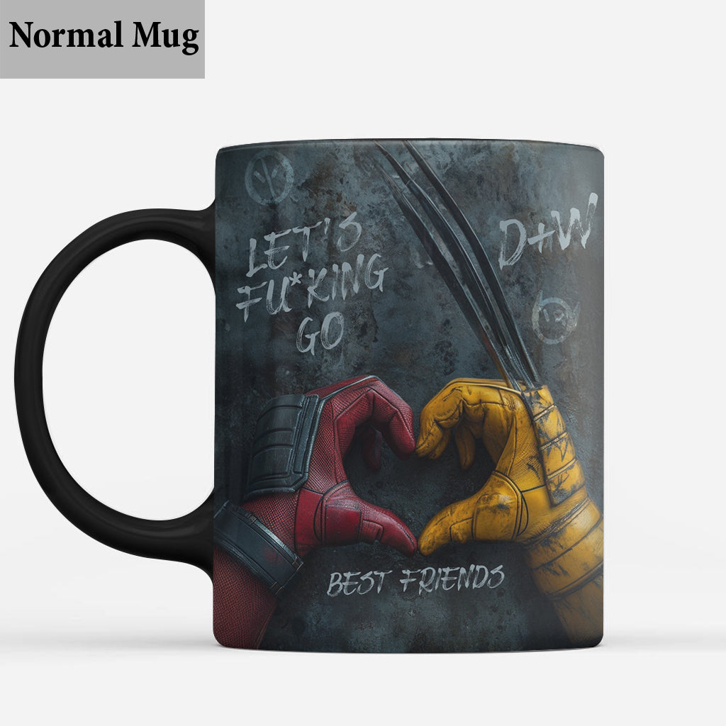 Personalized Let's Fu*cking Go Mug Custom Gift for Best Friends Mug GradoCreations