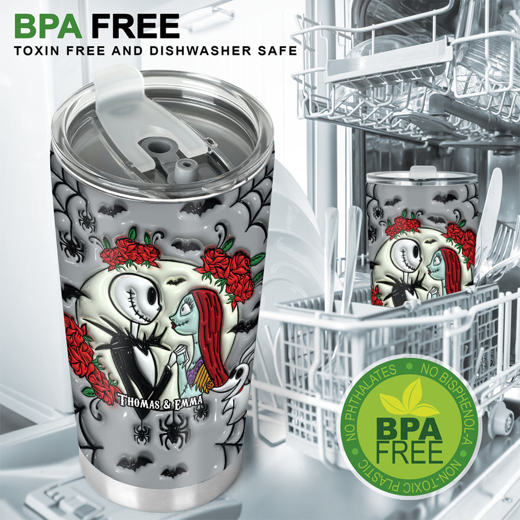 Personalized Nightmare Tumbler Custom Names Unique Gift Tumbler GradoCreations