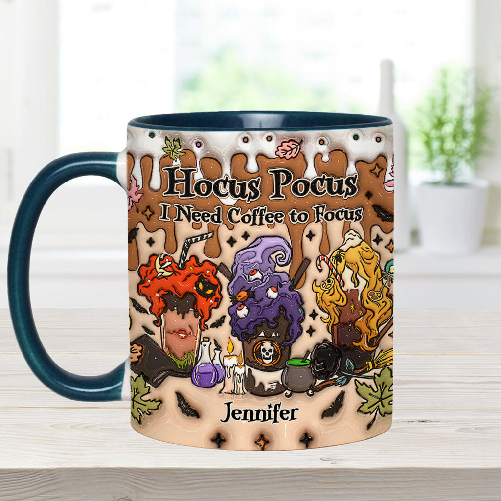 Personalized Three Witches Accent Mug for Fall Coffee Lovers Accent Mug GradoCreations