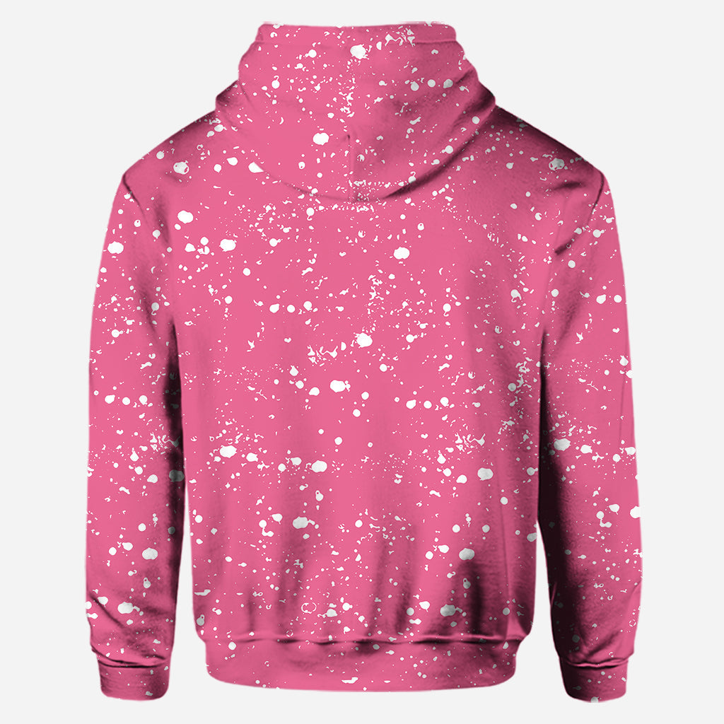 Personalized Breast Cancer Awareness Hoodie & Leggings Set with Custom Design Hoodie & Leggings GradoCreations