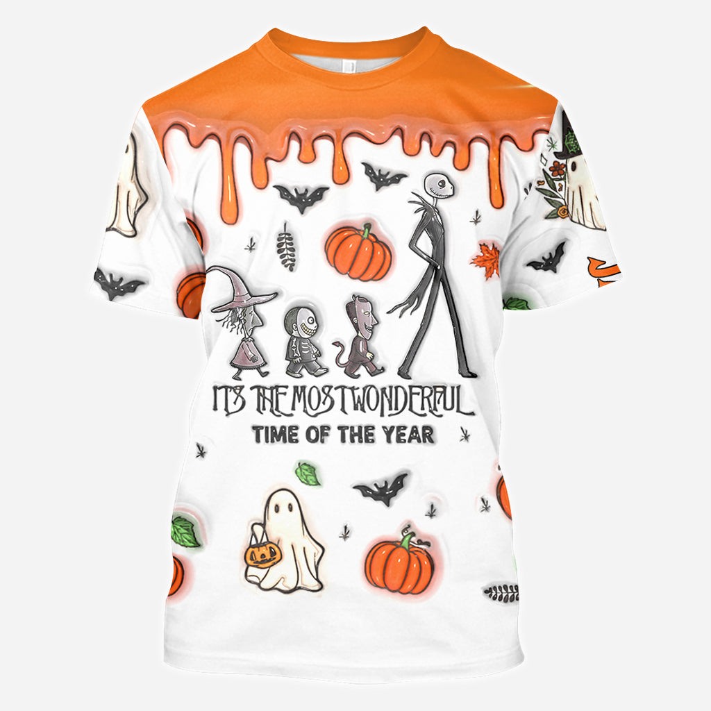Personalized Nightmare Before Christmas All Over Shirt for Halloween All Over Shirt GradoCreations