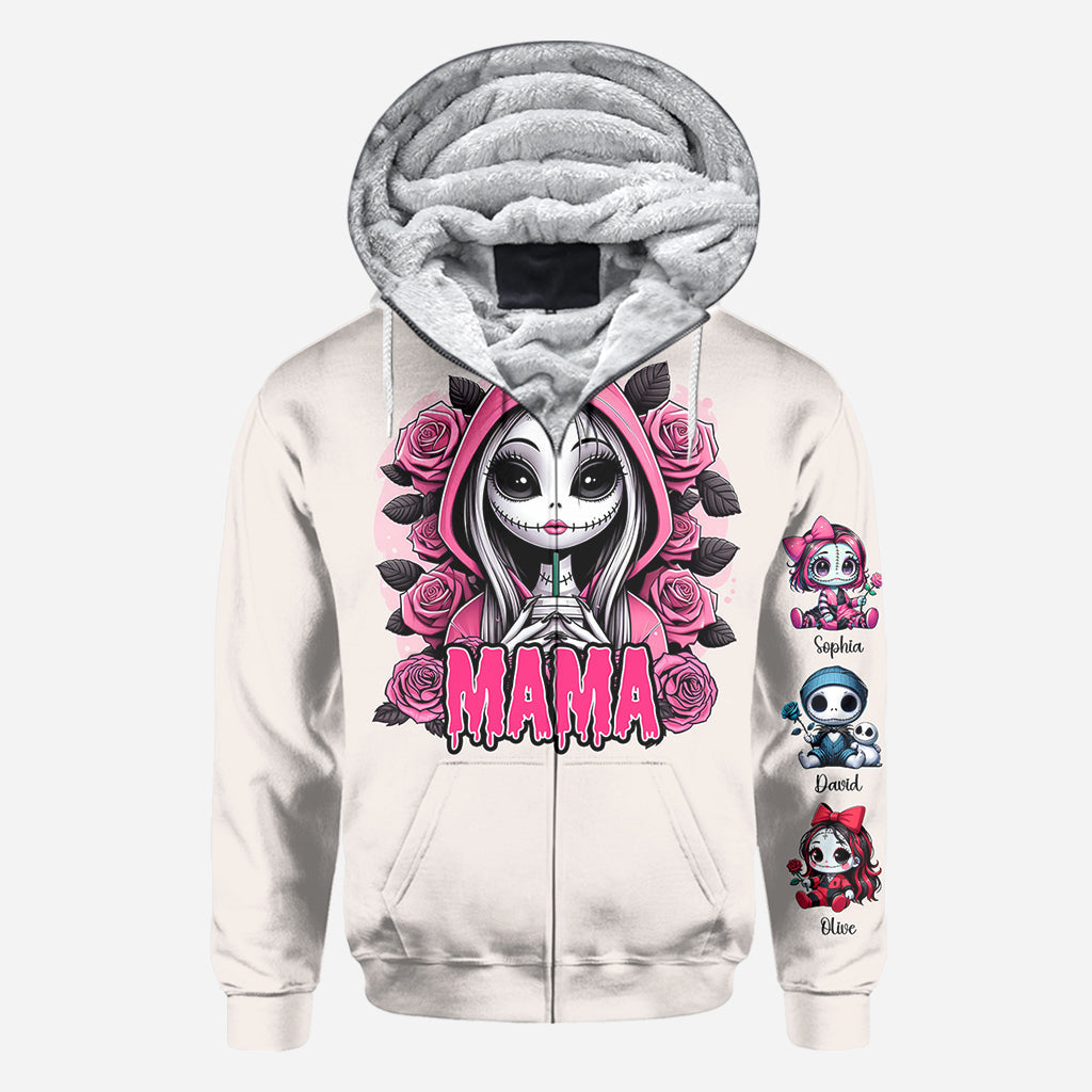 Personalized Mama of Nightmares All Over Shirt for Mom | Halloween Gift All Over Shirt GradoCreations