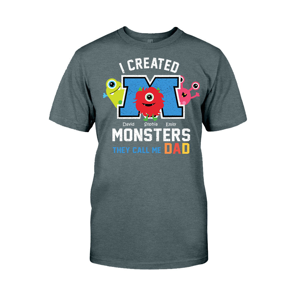 Personalized Father's Day T-shirt with Custom Names | Unique Dad Gift T-shirt & Hoodie GradoCreations