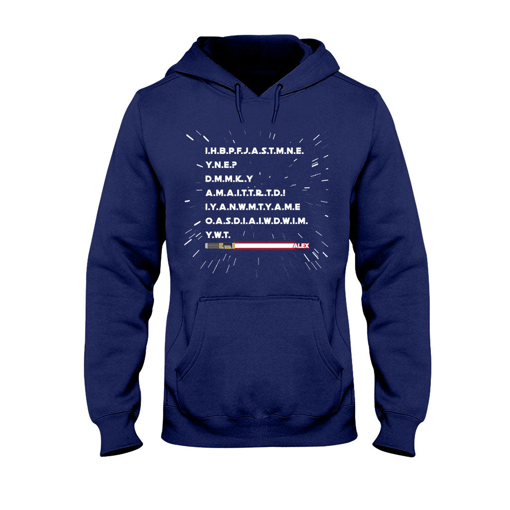 Personalized Star Wars Force T-shirt Hoodie Gift for Fans T-shirt & Hoodie GradoCreations