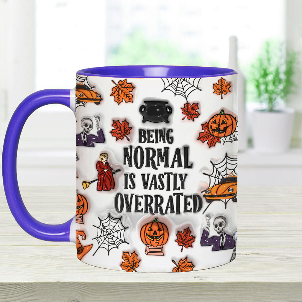 Personalized Halloween Accent Mug Custom Name Gift Idea Accent Mug GradoCreations