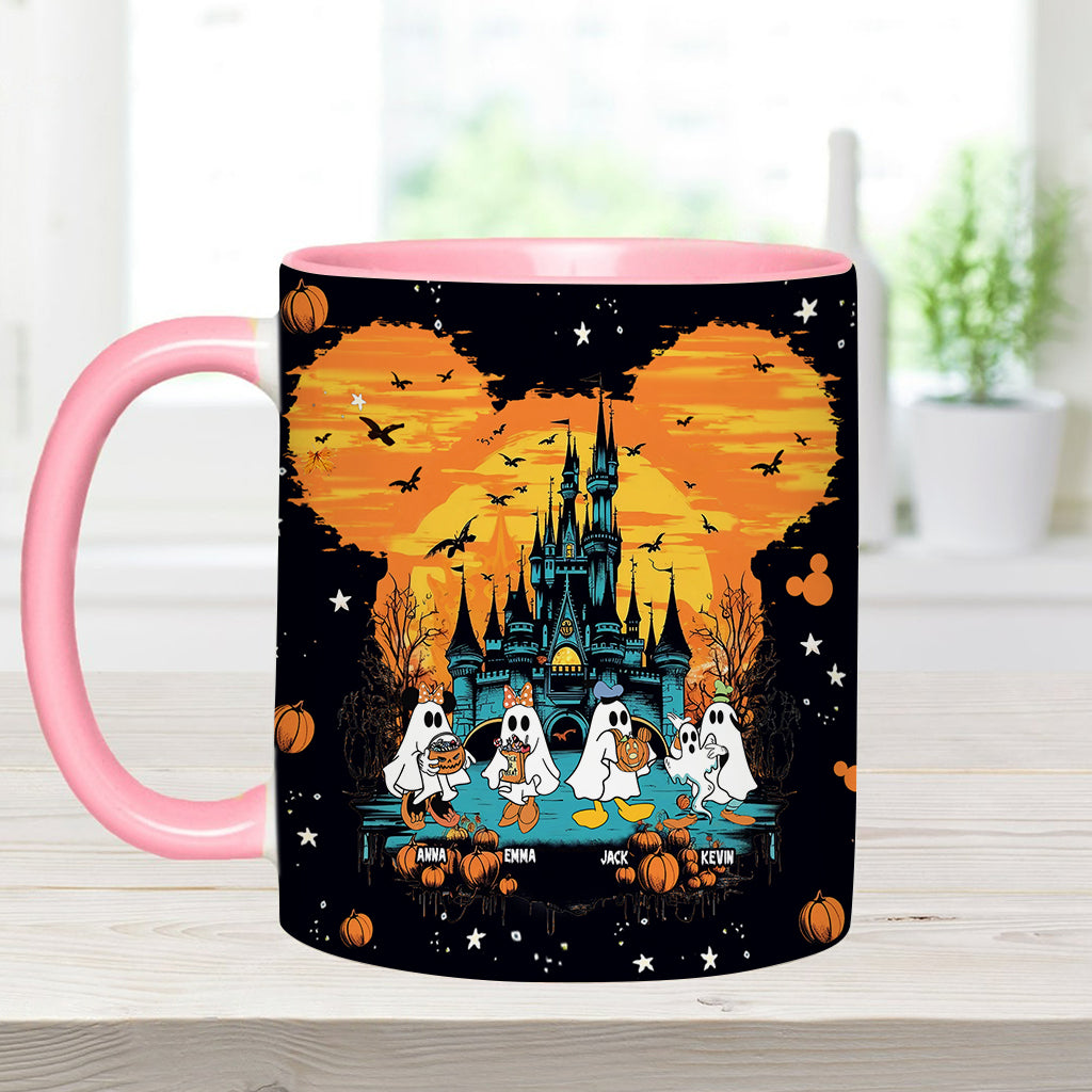 Personalized Halloween Mug for Grandma Custom Name Boo Crew Gift Accent Mug GradoCreations
