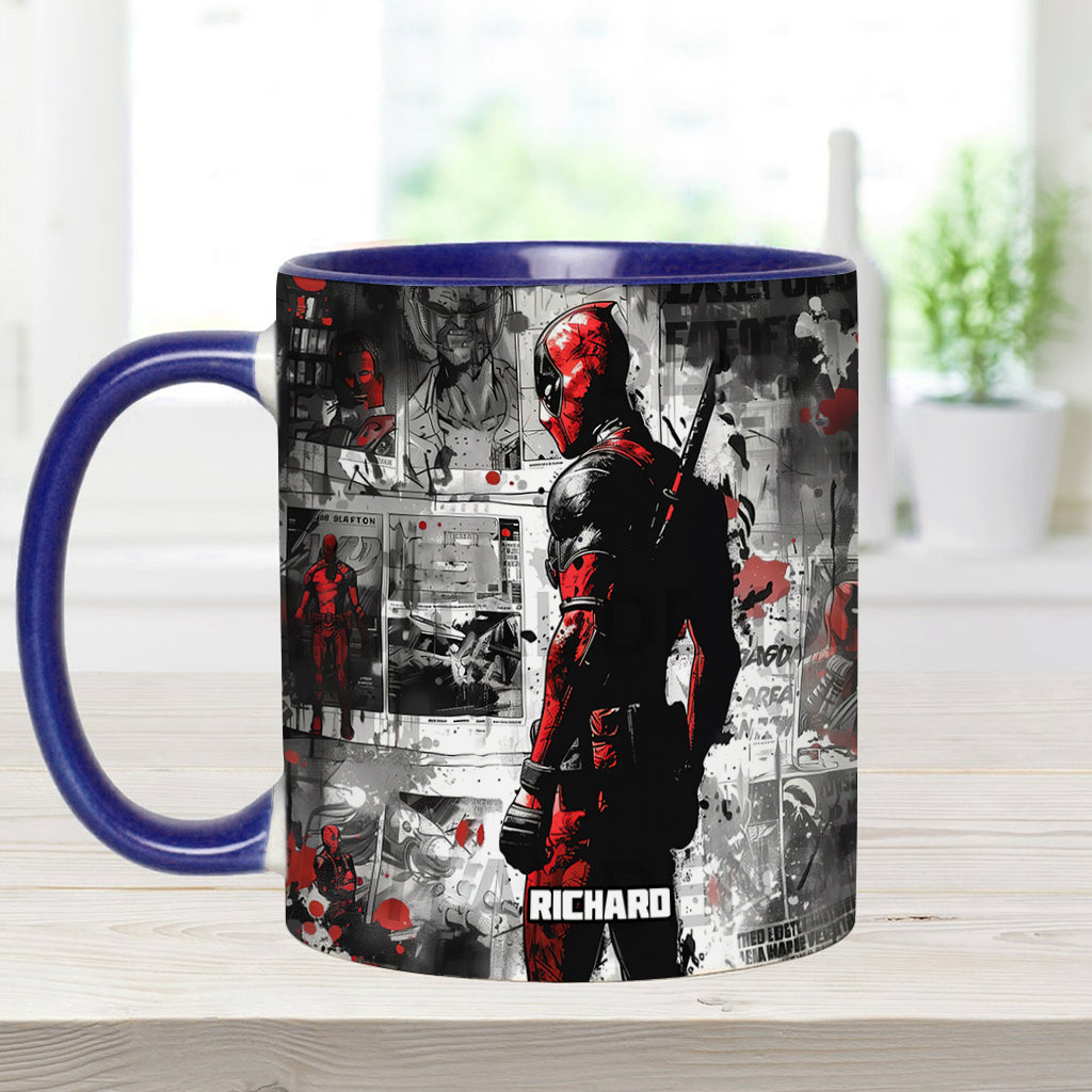 Personalized Psychopath Accent Mug Custom Name Gift Idea Accent Mug GradoCreations