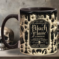 Personalized Black Flame Company Accent Mug Custom Name Halloween Gift Accent Mug GradoCreations