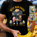 Personalized Best Dad Ever T-shirt & Hoodie Gift for Father's Day T-shirt & Hoodie GradoCreations