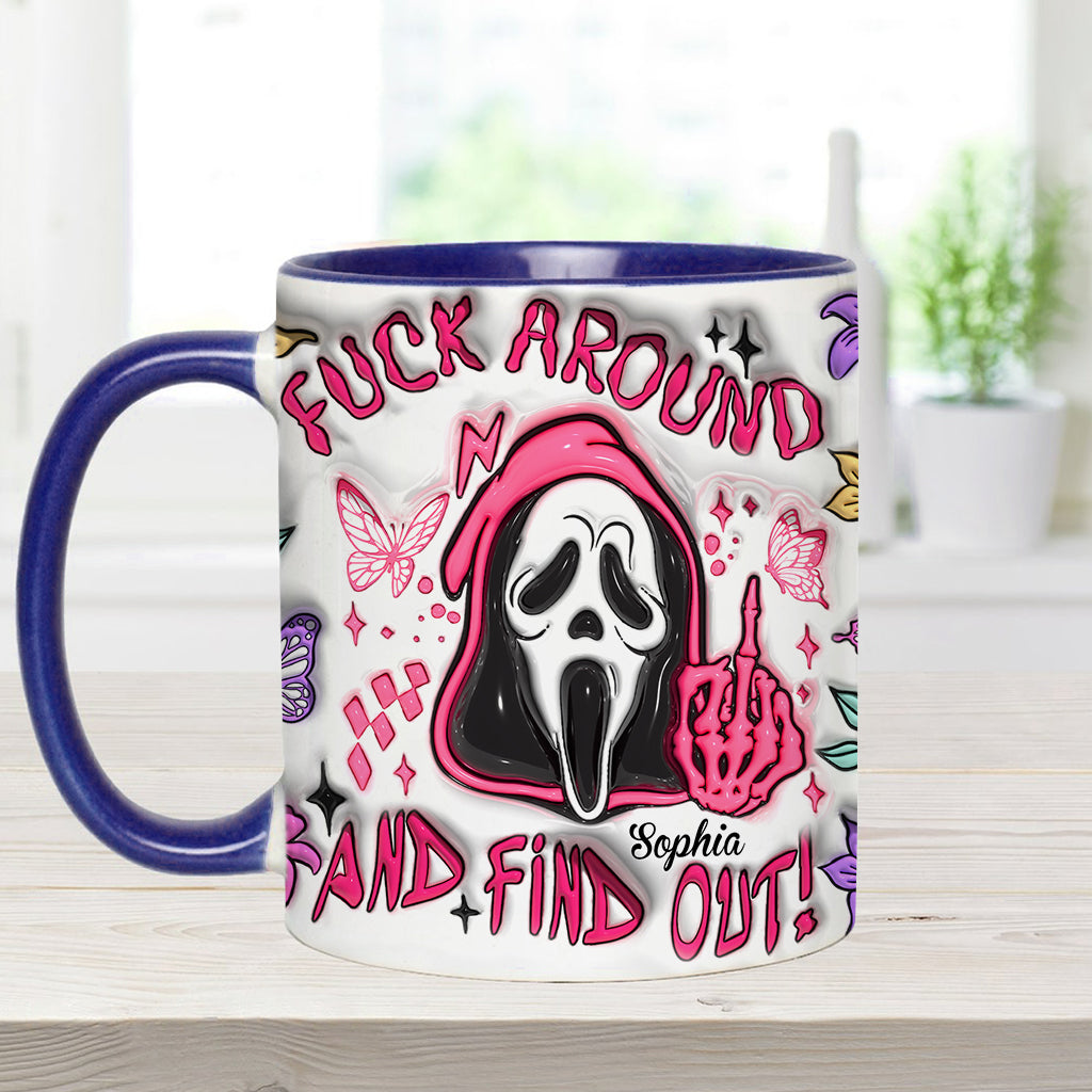 Personalized Funny Accent Mug Custom Name Gift for Friend Accent Mug GradoCreations