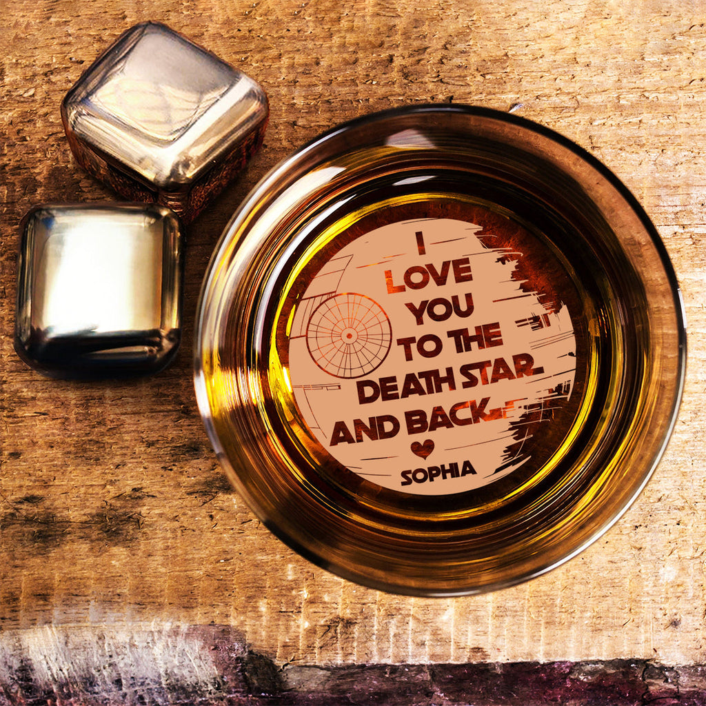 Personalized Engraved Whiskey Glass Custom Love Message Gift Engraved Whiskey Glass GradoCreations