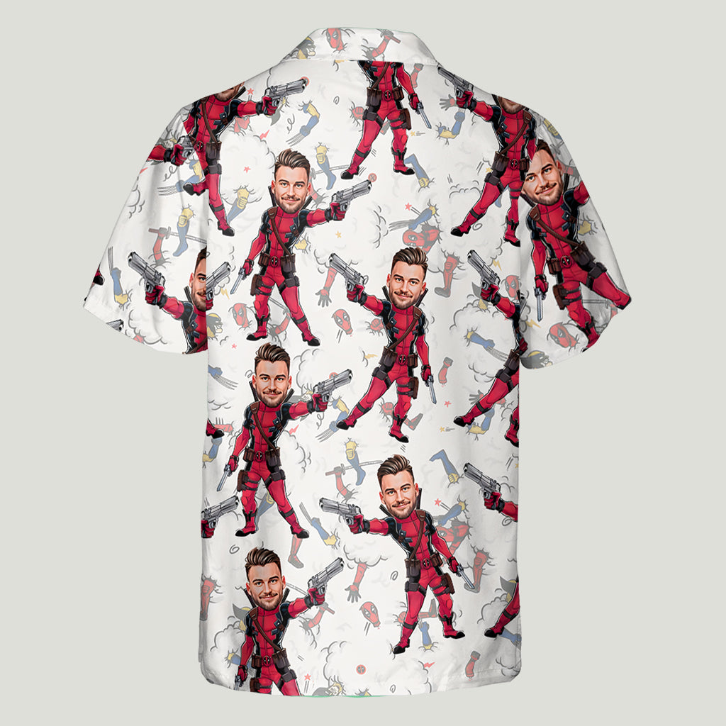 Personalized Cartoon Hawaiian Shirt Custom Name Gift for Him Hawaiian Shirt GradoCreations