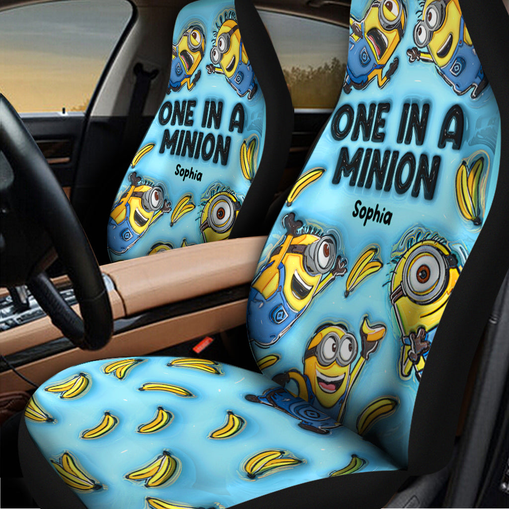 Personalized Minion Seat Covers Custom Name Gift for Kids Seat Covers GradoCreations