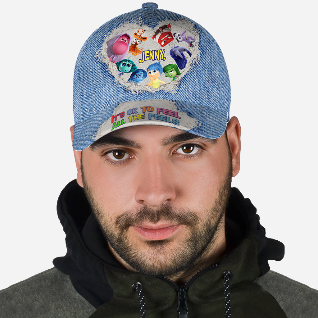 Personalized Denim Classic Cap Custom Name Gift for Kids Classic Cap GradoCreations