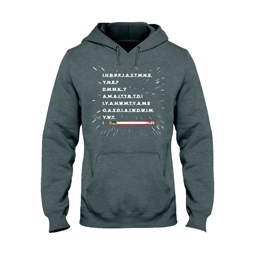 Personalized Star Wars Force T-shirt Hoodie Gift for Fans T-shirt & Hoodie GradoCreations