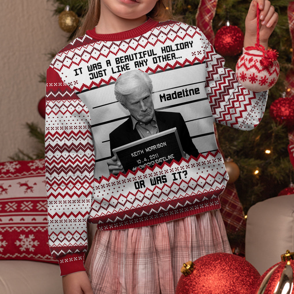 Personalized Holiday Ugly Sweater Custom Name Gift Idea Ugly Sweater GradoCreations