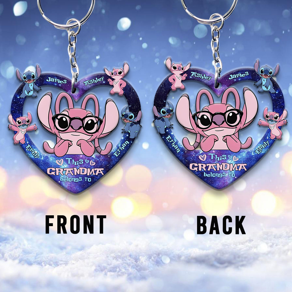 Customizable Ohana Keychain for Grandma - Family Gift Keychain GradoCreations