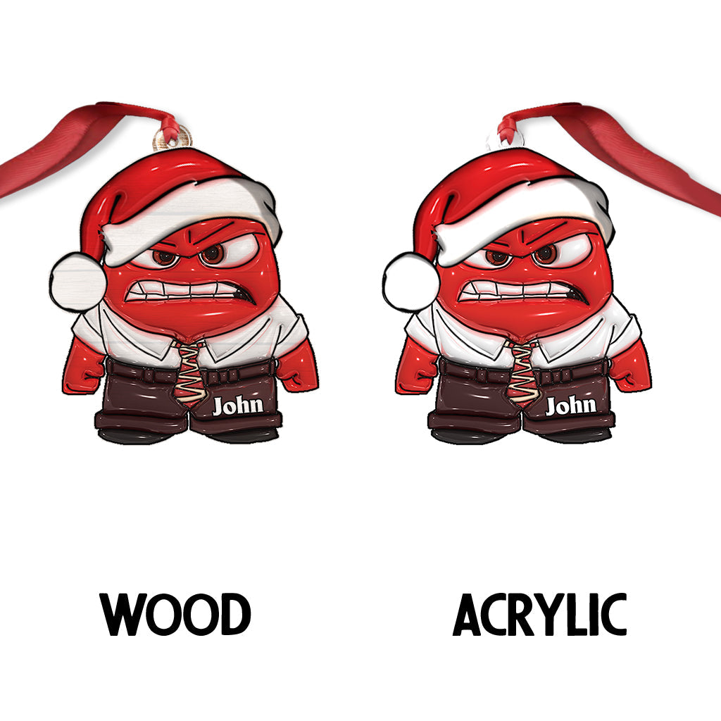 Personalized Acrylic Christmas Ornament Custom Name Gift Custom Shaped Ornament GradoCreations