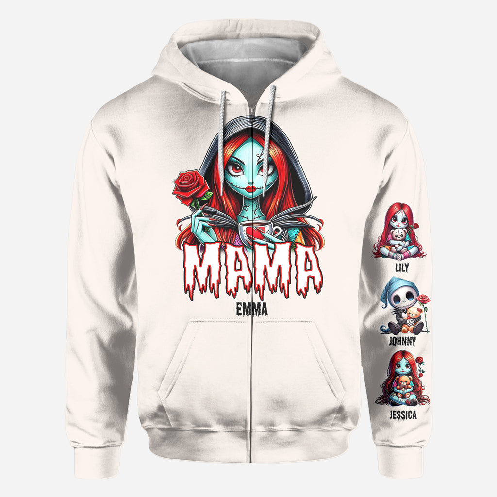 Personalized Nightmare Themed All-Over Shirt Gift for Mom All Over Shirt GradoCreations