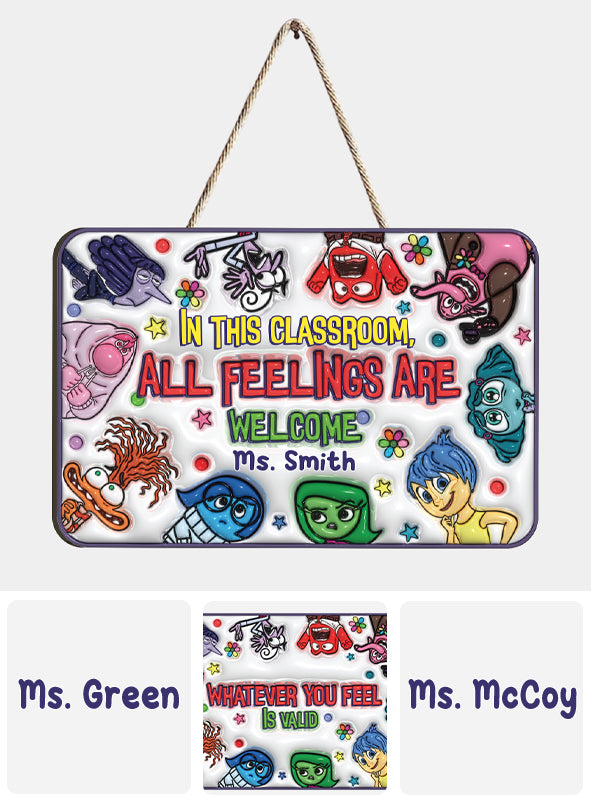 Personalized Classroom Wood Sign Custom Name Welcome Gift for Teacher Wood Sign GradoCreations