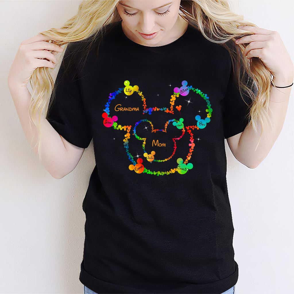 Personalized Mom Grandma Mouse T-shirt & Hoodie Gift for Mother's Day T-shirt & Hoodie GradoCreations