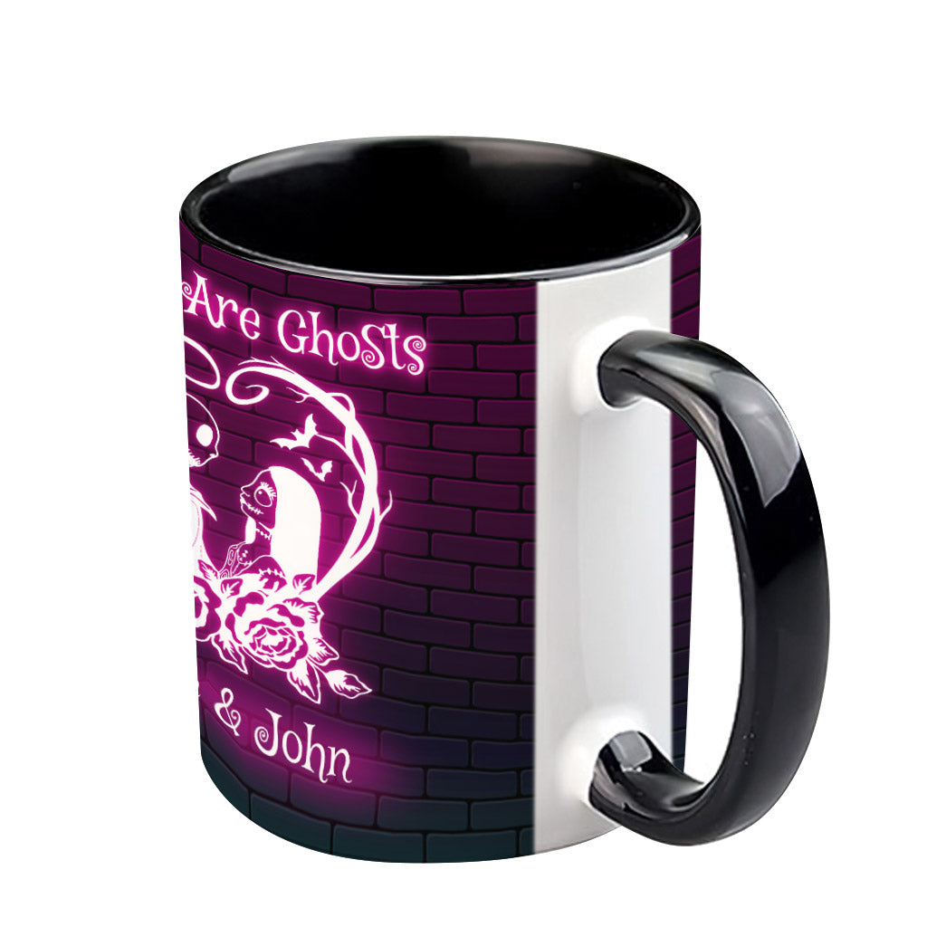 Personalized Nightmare Accent Mug for Couples - Till We Are Ghosts Accent Mug GradoCreations