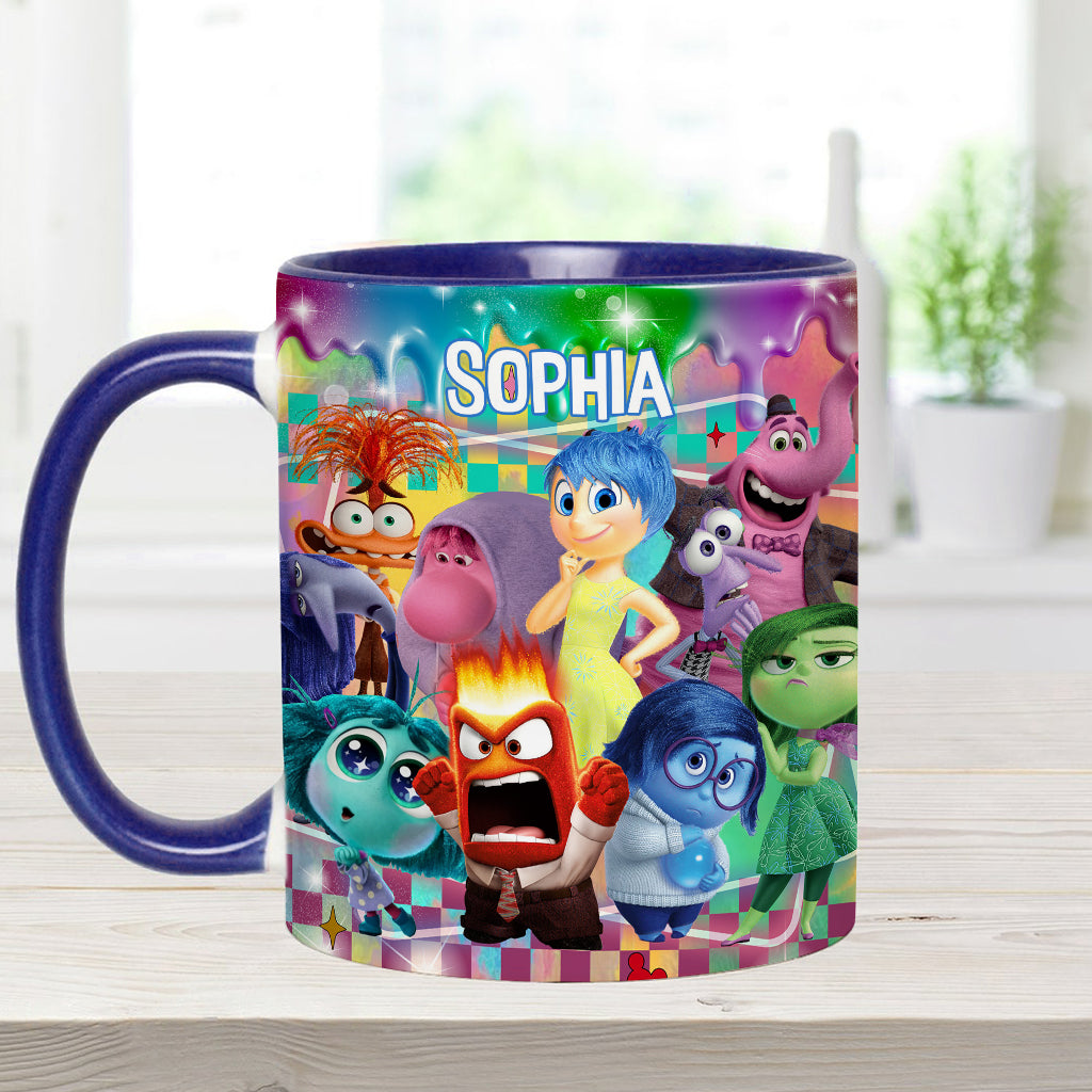 Personalized Accent Mug with Colorful Design for Any Occasion Accent Mug GradoCreations